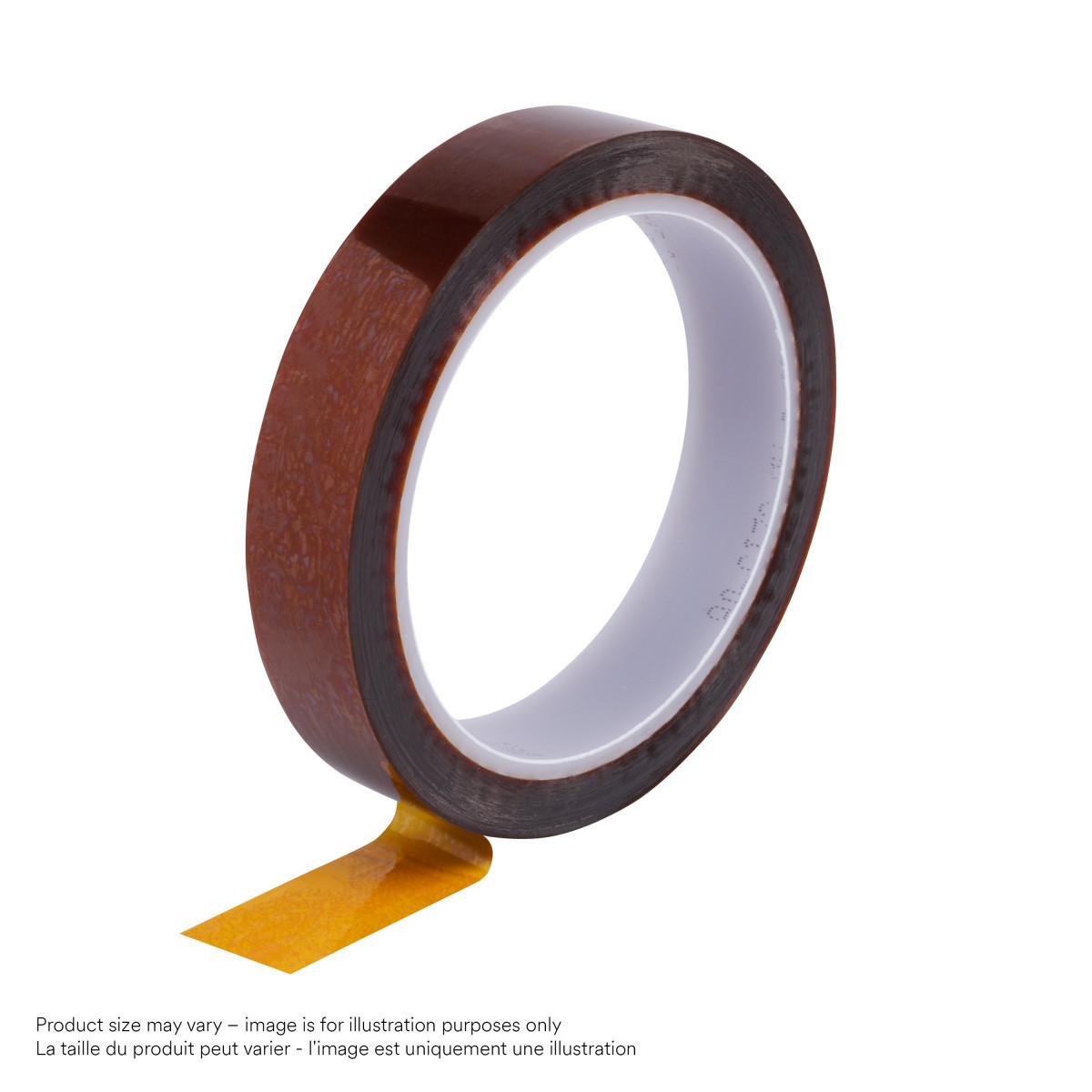 3M ™ Et 1205 polyimide film, MC26, amber, 9 MM X 33 M X 0.08 MM