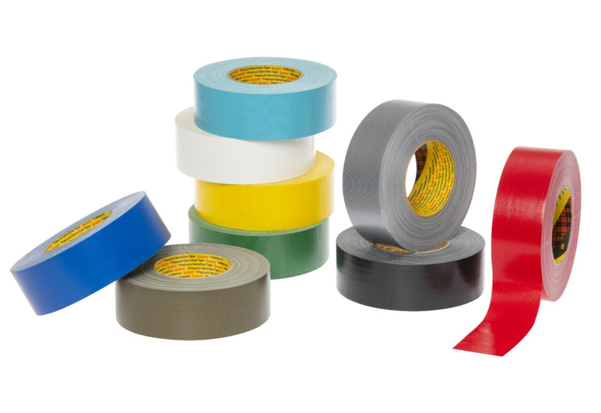 3M ™ Extra heavy duty duct tape 389, zwart, 100 MM X 50 M, 0.26 MM