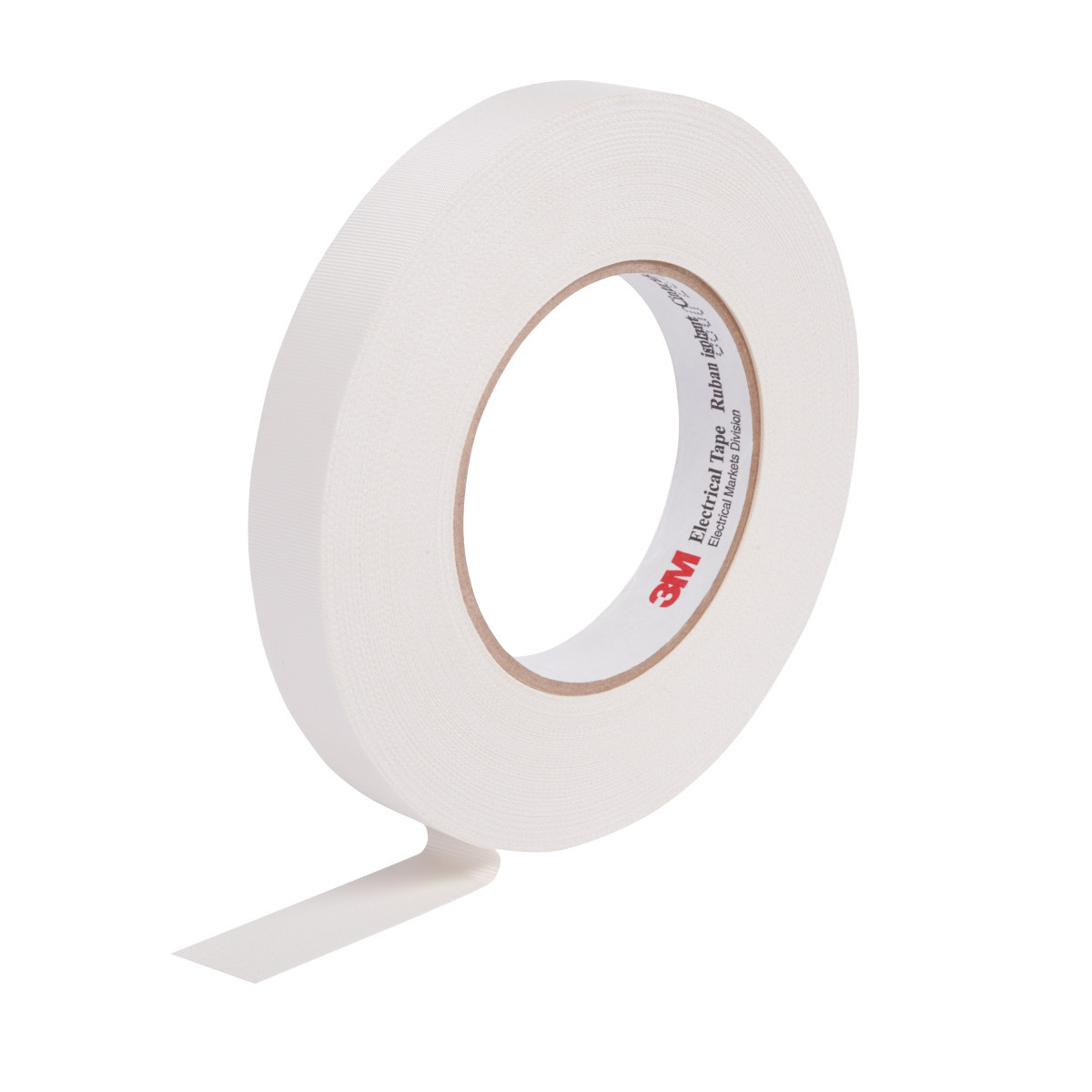 3M ™ Isolerende glasweefseltape 27, wit, 12 MM X 55 M X 0.18 MM