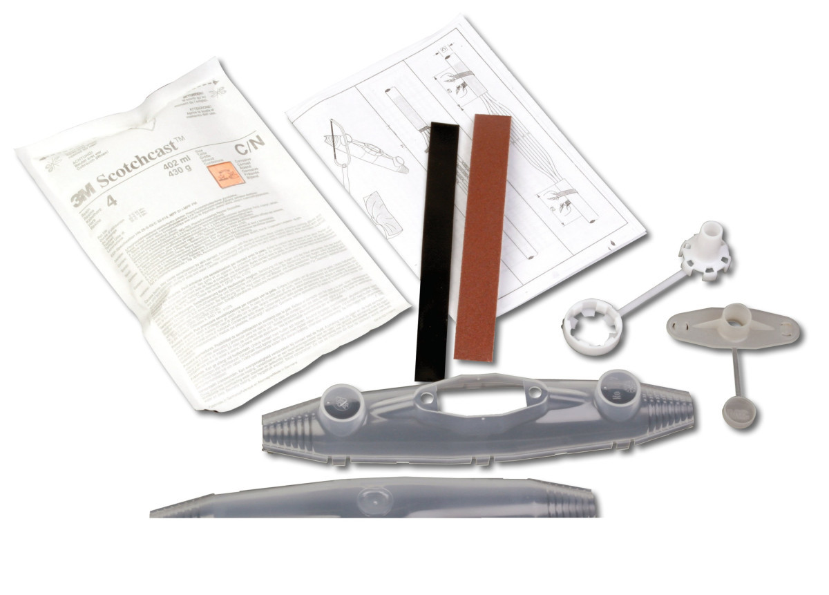 3M ™ Scotchcast™ 92-A 23C giethars-lijnverbindingsmof, 0,6/1 KV, 4X 6 -