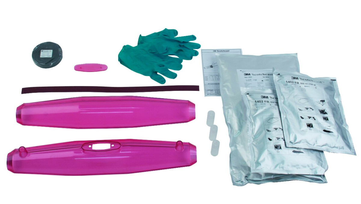 3M ™ Scotchcast™ 92-na 6 U giethars-lijnverbindingsmof, vlamdovend/chem