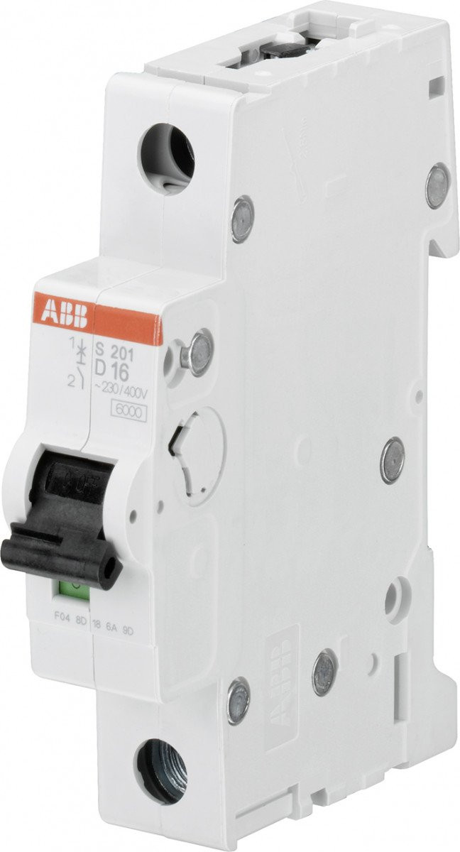 Abb S 201 installatieautomaat D karakteristiek 13a 1P 1 beveiligd 1te