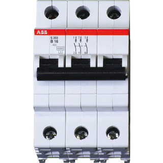 Abb System pro M compact installatieautomaat C karakteristiek 1a 3P 3 beveiligd 3te