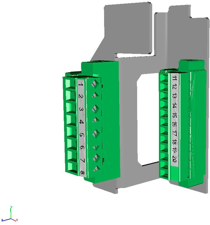 ABB CTBLINCON AANSLKIT20 XR2+3