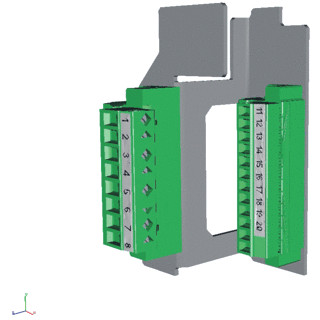 Abb Aansluit-kit 8 voor stroomtransformator voor XR-2 en 3 8x2,5MM2 stroom