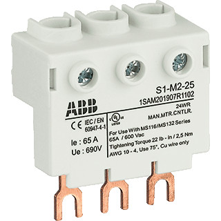 Abb MS series aansluitklem voor hoofdkabel 3P schroef 3-aansluitingen