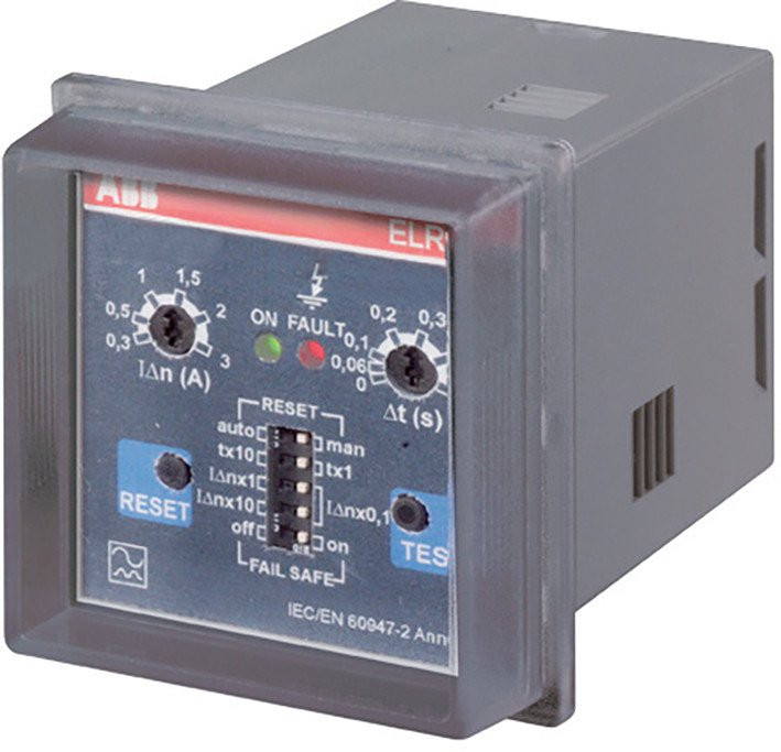 Abb Aardfoutrelais inbouw 48x48mm 2 wissel 24-48vac/DC