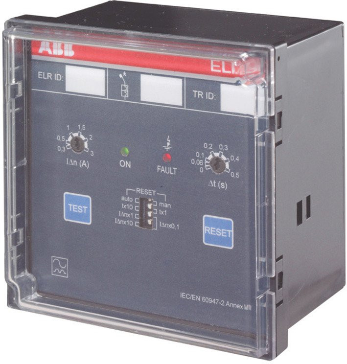 Abb Aardfoutrelais inbouw 96x96mm 2 wissel 24-48vac/DC