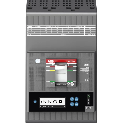 Abb Aardlekautomaat 250a spreidingsvlaggen accessoires casette voedings module XT4N 250 breaking unit FF 4 :with access