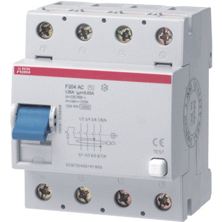 Abb Aardlekschakelaar 4P 125a 500ma A type selectief