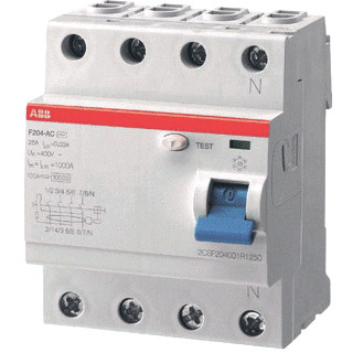 Abb Aardlekschakelaar 4P 40a 500ma A type selectief
