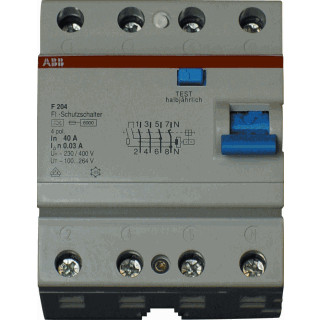 Abb System pro M compact aardlekschakelaar 4P 40a 0,03a