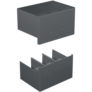 Abb Afdekkappen voor tmax T5 hoog voor vaste automaat 4P set van 2 stuks