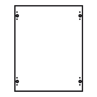 ABB AFDEKPLAAT BLIND  AG12