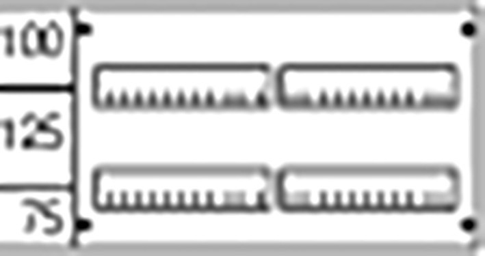 Abb Afdekplaat blind HXB 300x500mm groen ral6024