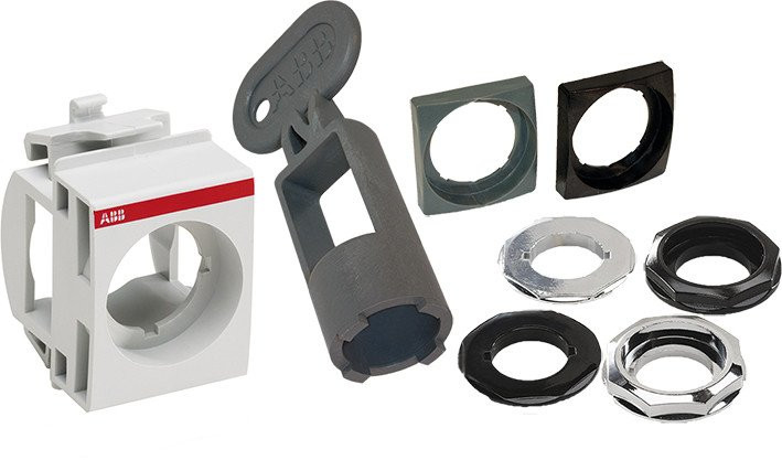 Abb Afdicht plug licht grijs plastic