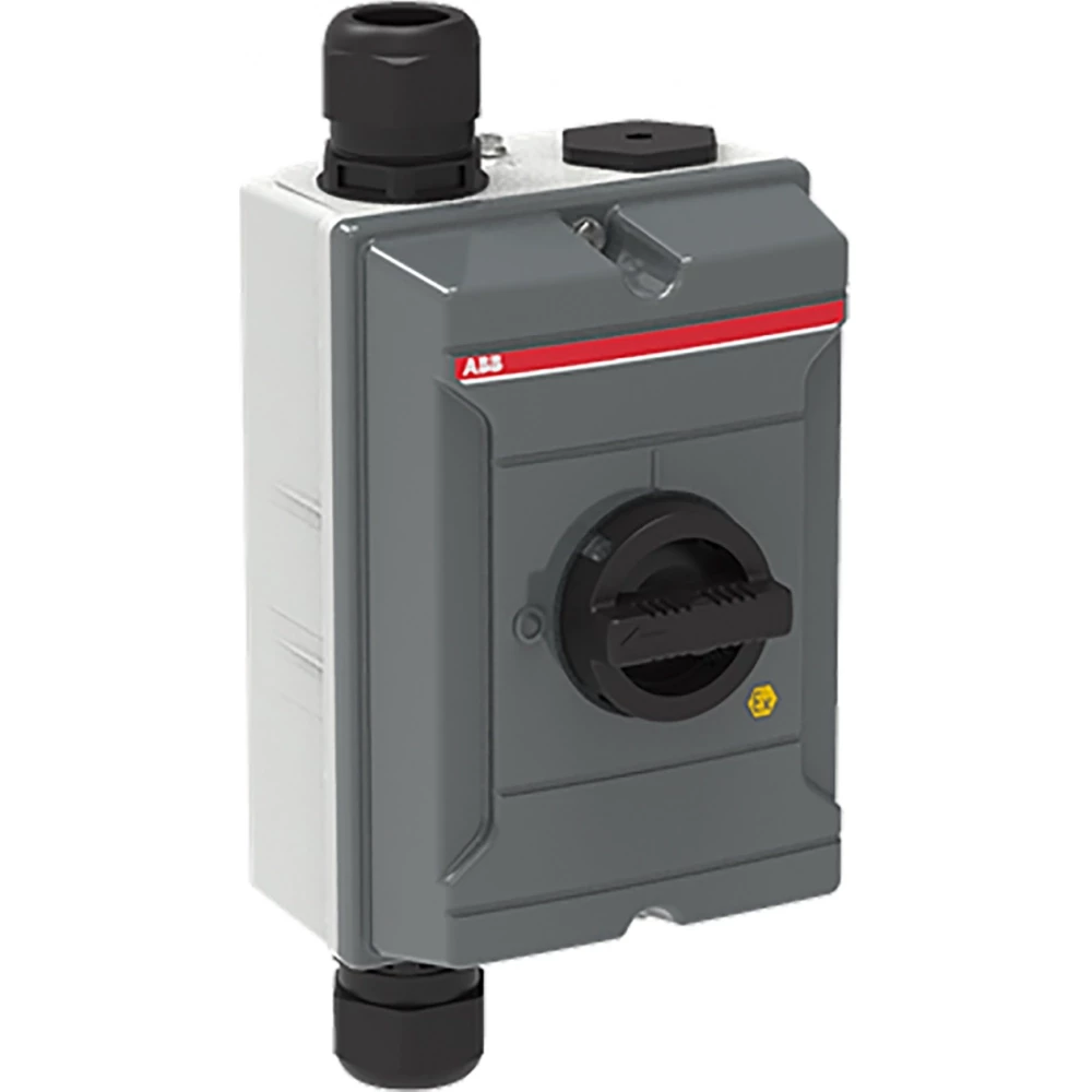 Abb Atex emc safety switch 4-P. 400V ac23 16a 7.5KW. alu beh.