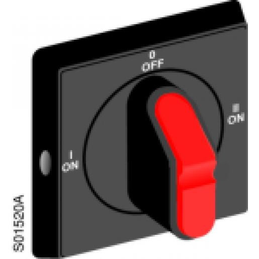 Abb Bedieningsknop geel/rood ip54 schroefmontage vergr.(te overbr.)