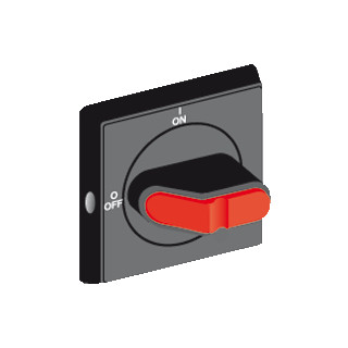 Abb Bedieningsknop rood ip65 voor ot 16..80F_C