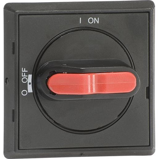 Abb Bedieningsknop zwart ip65 vergrendelbaar (niet te overbr.) voor MS32