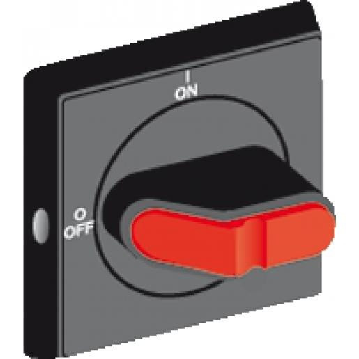 Abb Bedieningsknop zwart ip65 vergrendelbaar (te overbr.) voor MS325