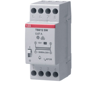 Abb System pro M compact beltransformator 230V 12V 4V 8V