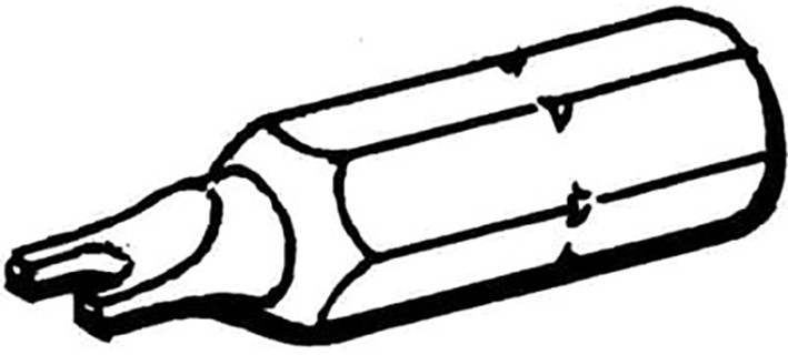 ABB Jokab Bit Voor borgschroef