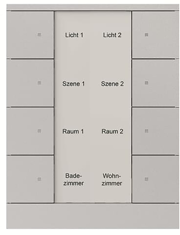 Bedienings Sensor KNX - climaeco alu zilver 8F