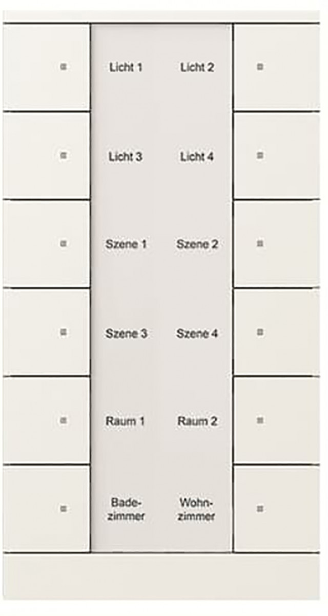 Bedienings Sensor KNX - climaeco mat wit 12F