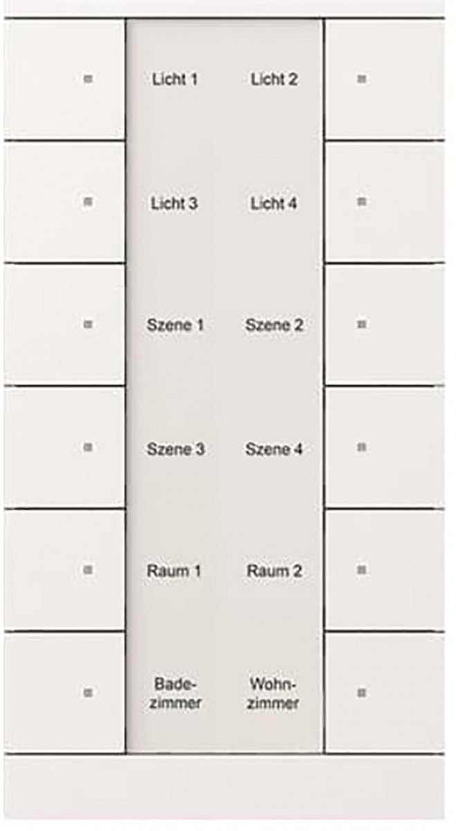 Bedienings Sensor KNX - climaeco wit 12F