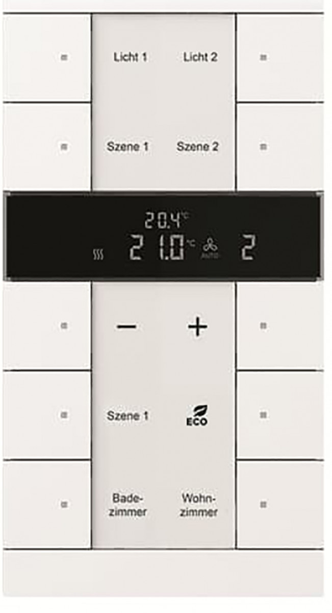 Hvac- sensor-slave KNX - climaeco wit 10F, ce