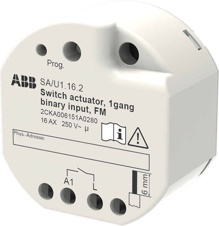 ABB Busch-Jaeger KNX Sa/U1.16.2 switchactuator 1F, FM