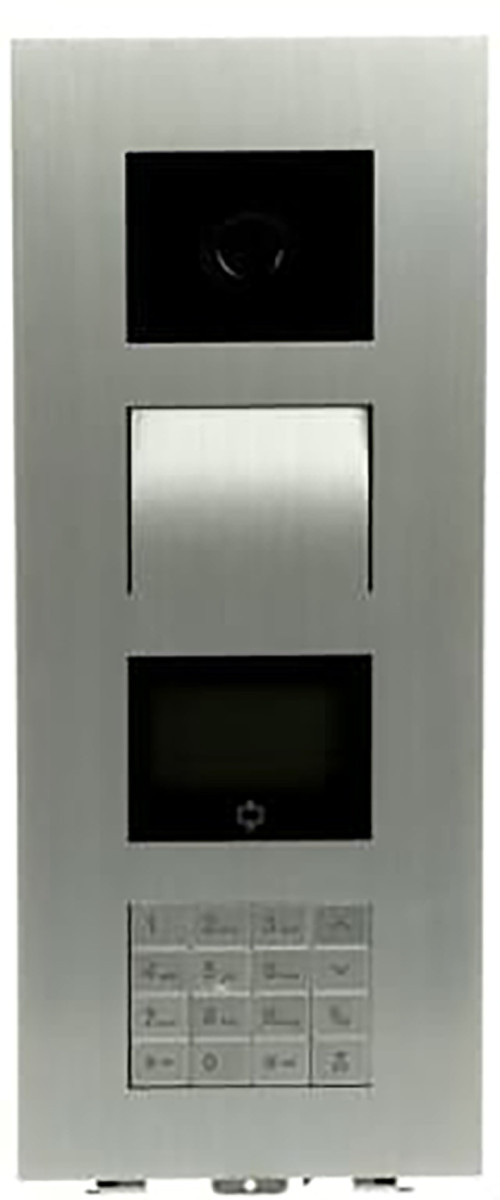 ABB Busch-Jaeger ABB-Welcome Abb Welcome video buitenpost met keypad en ic/desfire kaartlezer, alum