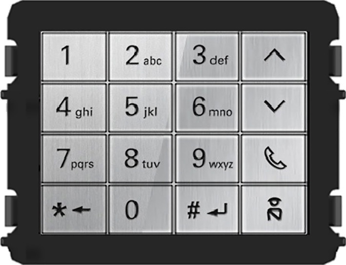 ABB Busch-Jaeger ABB-Welcome Keypad Module aluminium A-Z