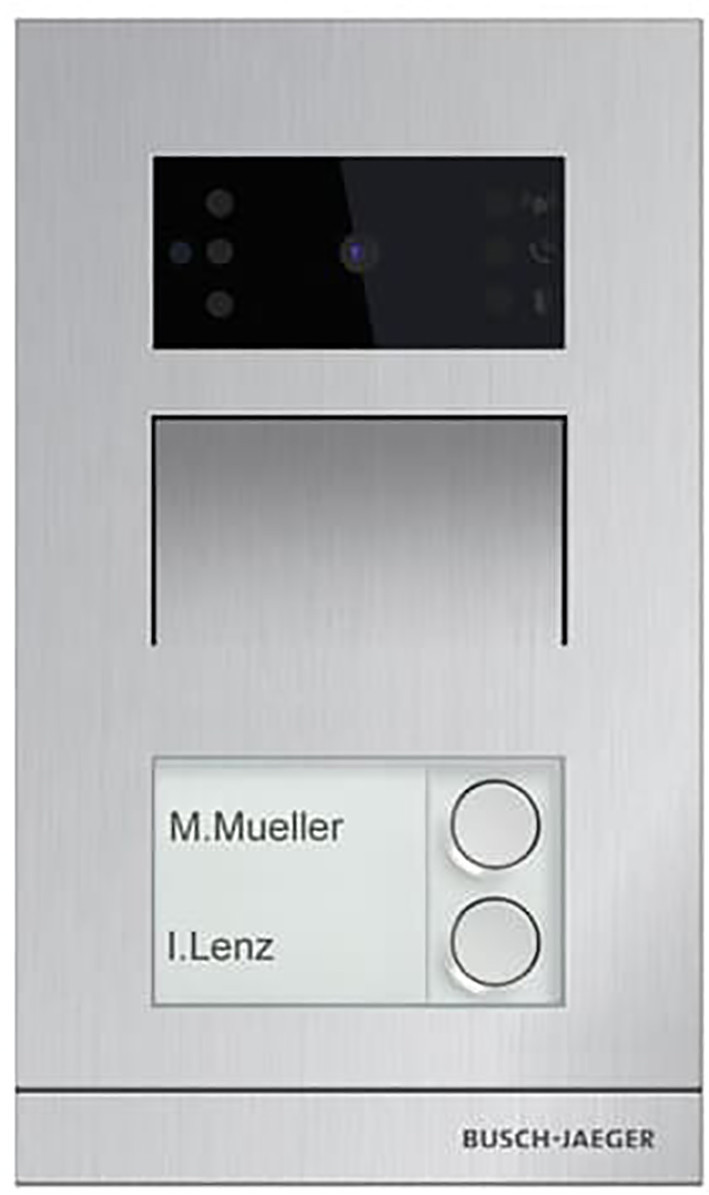 ABB Busch-Jaeger ABB-Welcome Mini Buitenstation, welcome-ip, 2 drukknoppen, id, FM