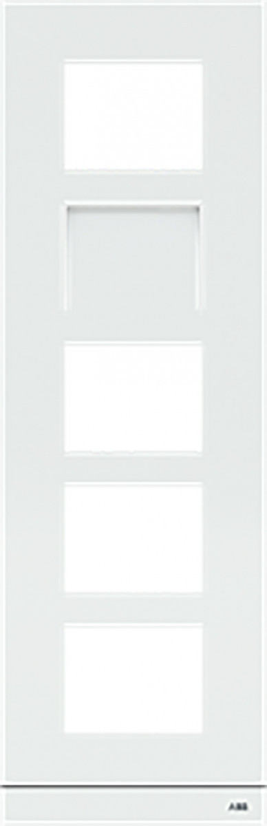 ABB Busch-Jaeger ABB-Welcome Welcome Ip kader video buitenpost 5 modules, maat 1/5, wit