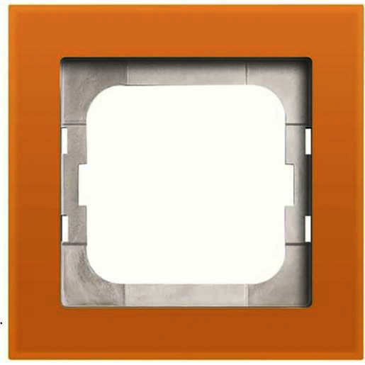 Abb Busch-jaeger axcent afdekraam 1V horizontaal en verticaal geel ip20 1721-225
