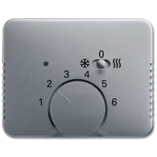 Abb Busch-jaeger alpha draaiknop thermostaat titanium