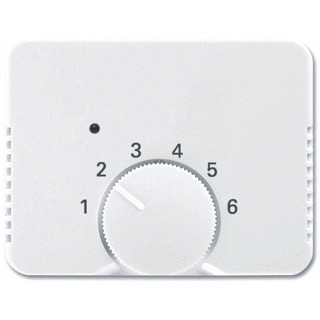 Abb Busch-jaeger alpha draaiknop thermostaat wit