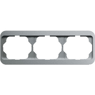 ABB Busch-Jaeger Alpha nea Afdekraam 3V Horizontaal Titanium IP20