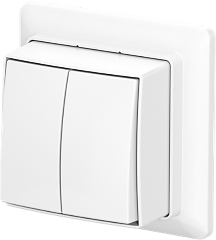 ABB Busch-Jaeger AP plus Schak Serie + plaat opb B-ap+ alpine wit