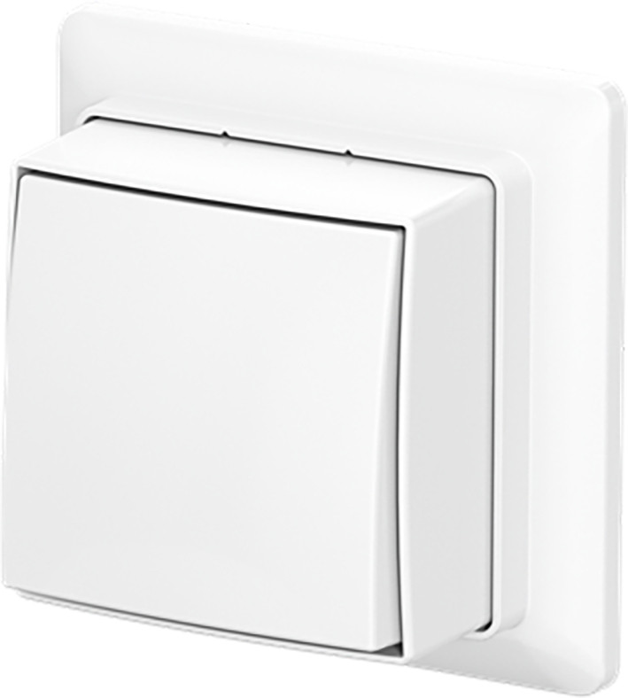 ABB Busch-Jaeger AP plus Schak Wis + plaat opb B-ap+ alpine wit