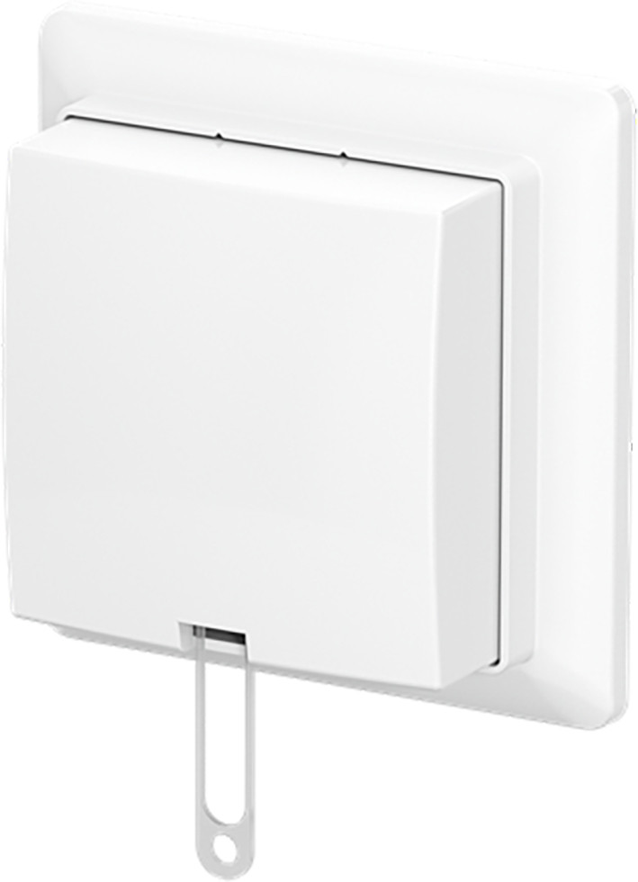 ABB Busch-Jaeger AP plus Trekschakelaar + plaat opb B-ap+ alpine wit