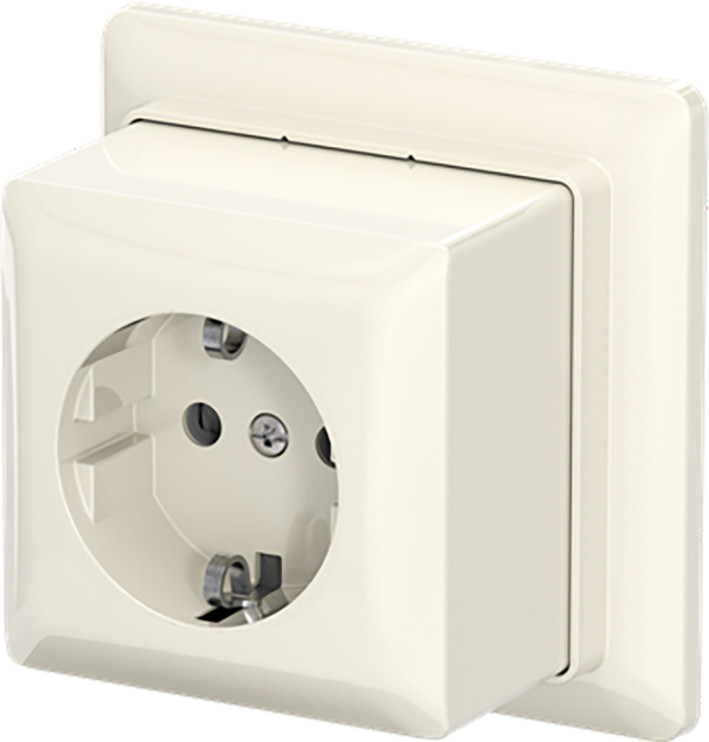 ABB Busch-Jaeger AP plus WCD Ra KV + plaat opb B-ap+ wit