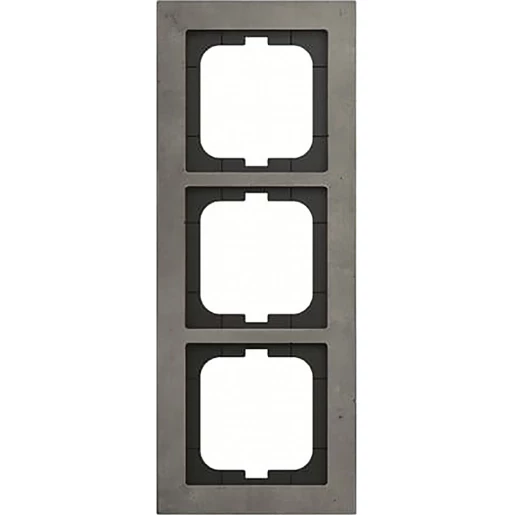 ABB Busch-Jaeger Axcent pur Afdekraam 3V ax-betongrijs