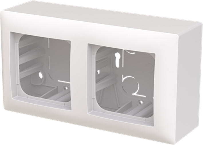 ABB Busch-Jaeger Balance 2-Voudig opbouw behuizing balance si alpinwit