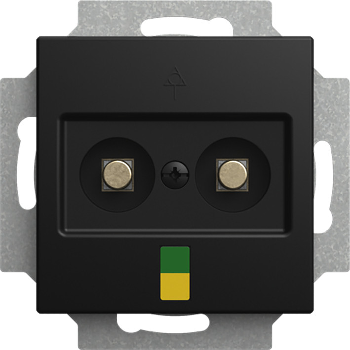 ABB Busch-Jaeger Balance Aardingscontactdoos CPL 2V inb si-B-matzwart