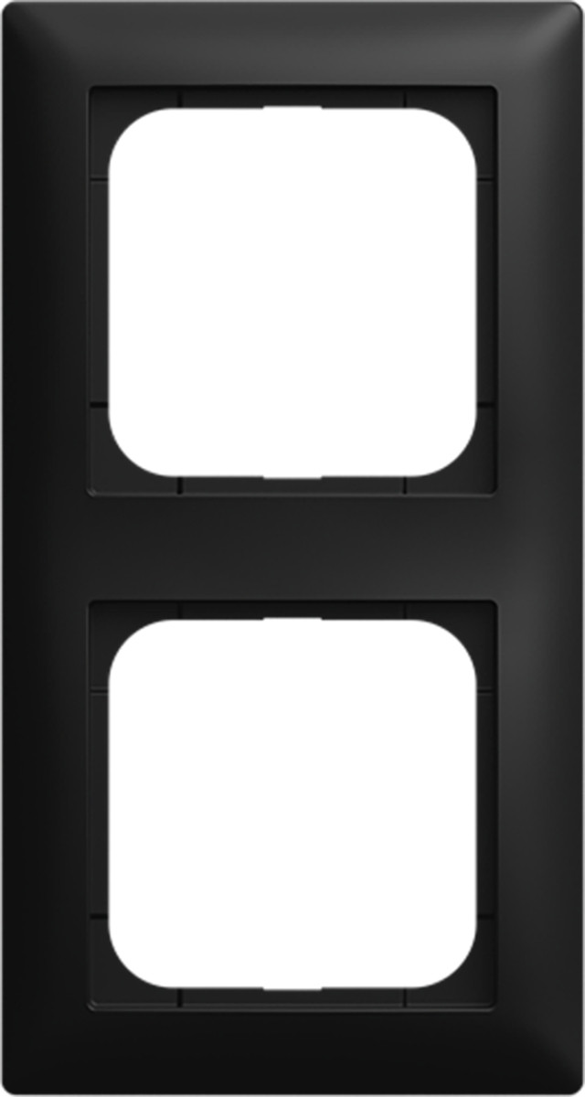 ABB Busch-Jaeger Balance Afdekraam 2-voudig si-B-matzwart