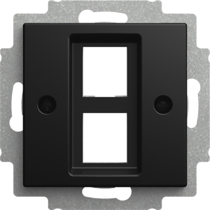 ABB Busch-Jaeger Balance CPL 2 X MJ 216000-2/216005-4 si-B-matzwart