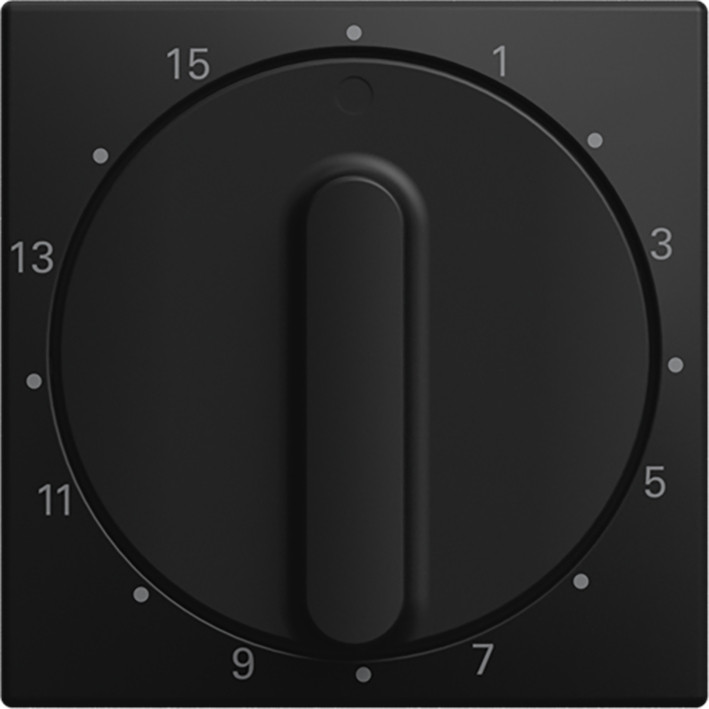 ABB Busch-Jaeger Balance CPL + greep V 1070u 15min si-B-matzwart